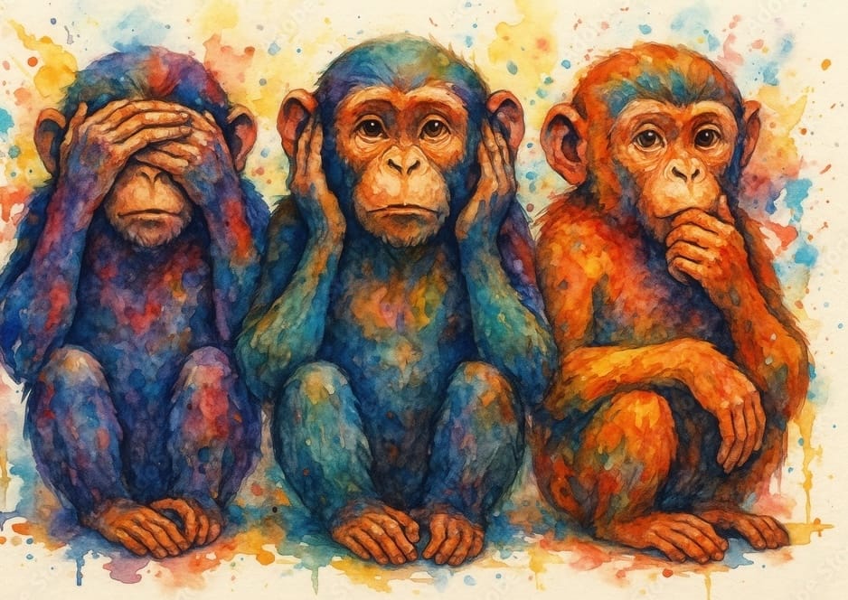 Three Wise Monkeys
